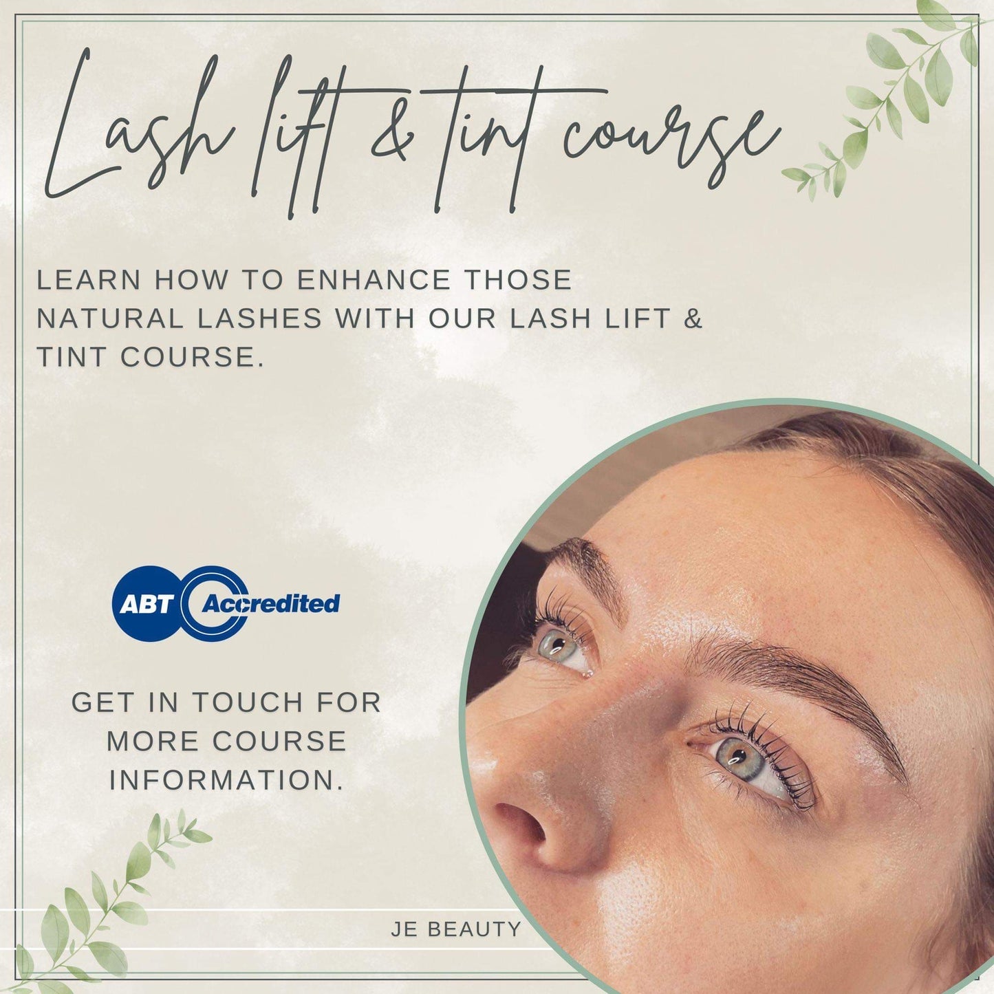 Lash Lift & Tint Course